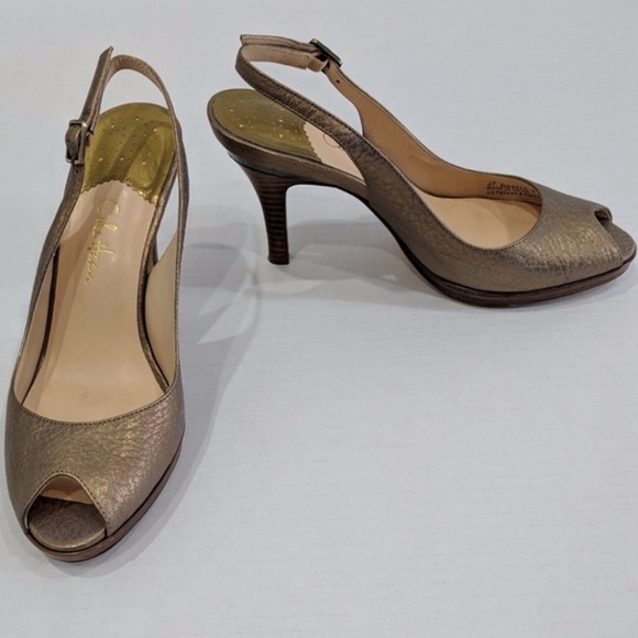 Cole Haan Shoes - Cole Haan Nike Air Slingback Peep Toe Heels 6AA